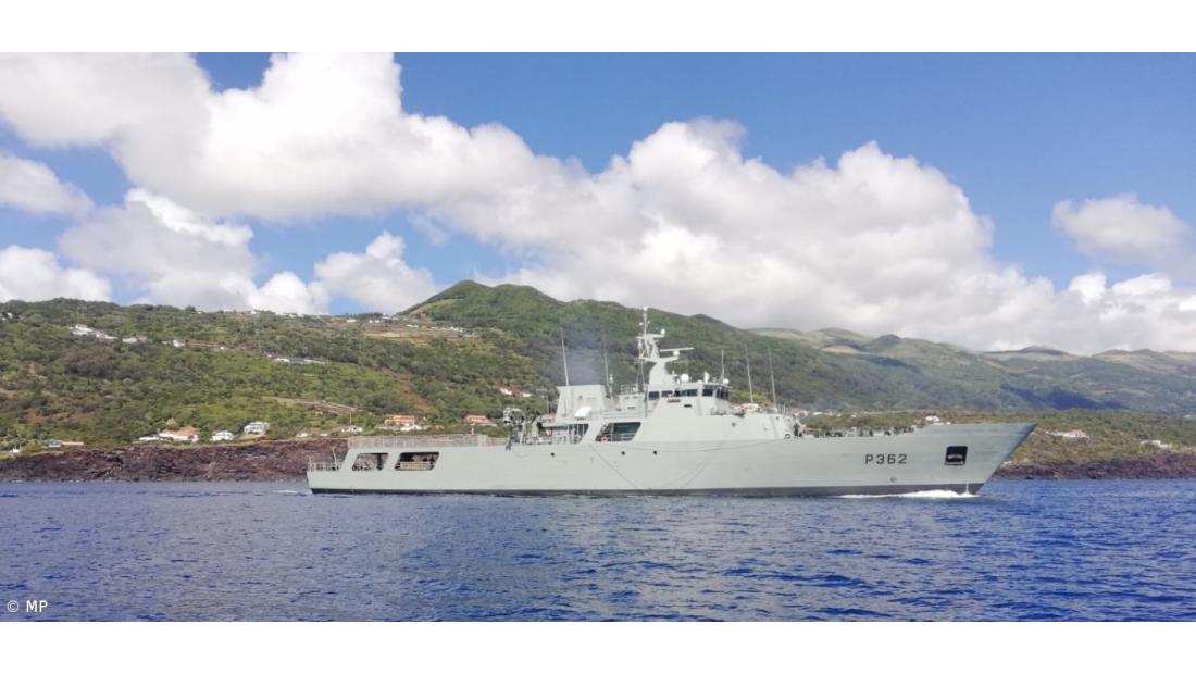 NRP Sines em missão na Zona Marítima dos Açores até abril de 2026