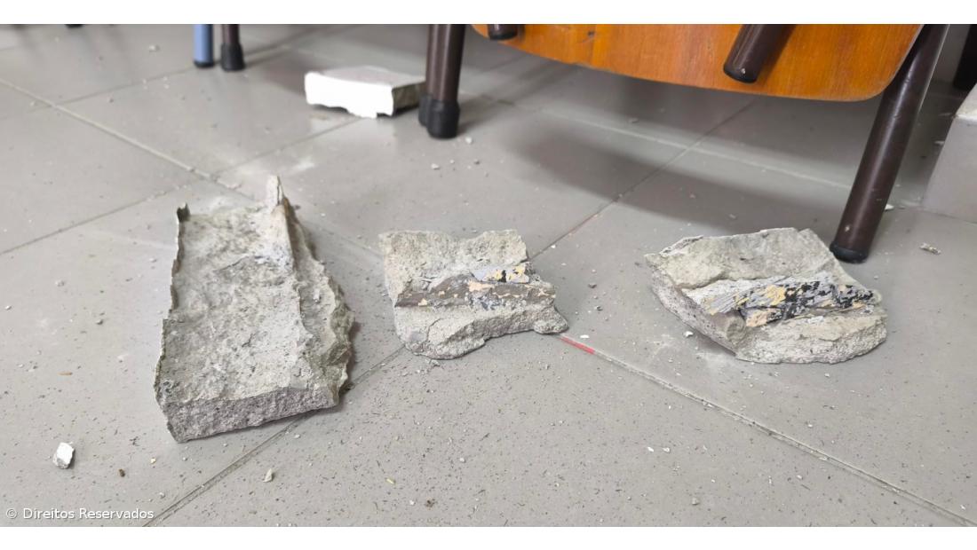 Degradação na ESRG culmina na queda de um pedaço de viga – Imagem 2