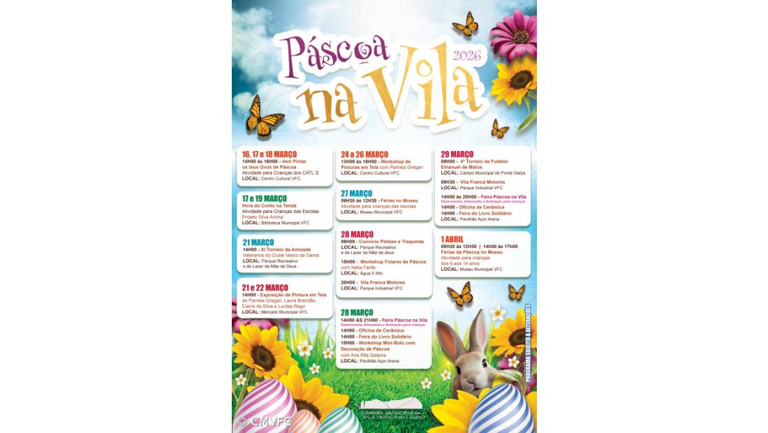 “Páscoa na Vila 2026” com diversas atividades para todas as idades – Imagem 2