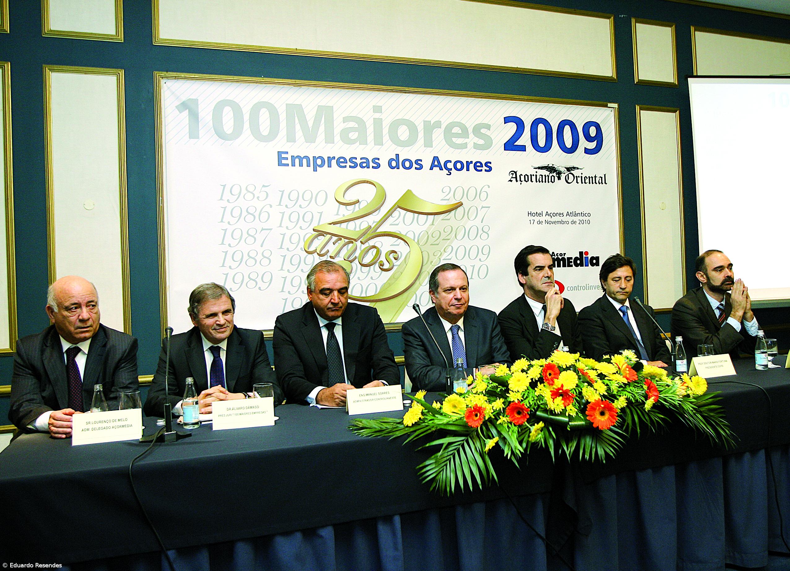 Revista "As 100 Maiores Empresas dos Açores" assinala 25 anos e distingue empresas – Imagem 1
