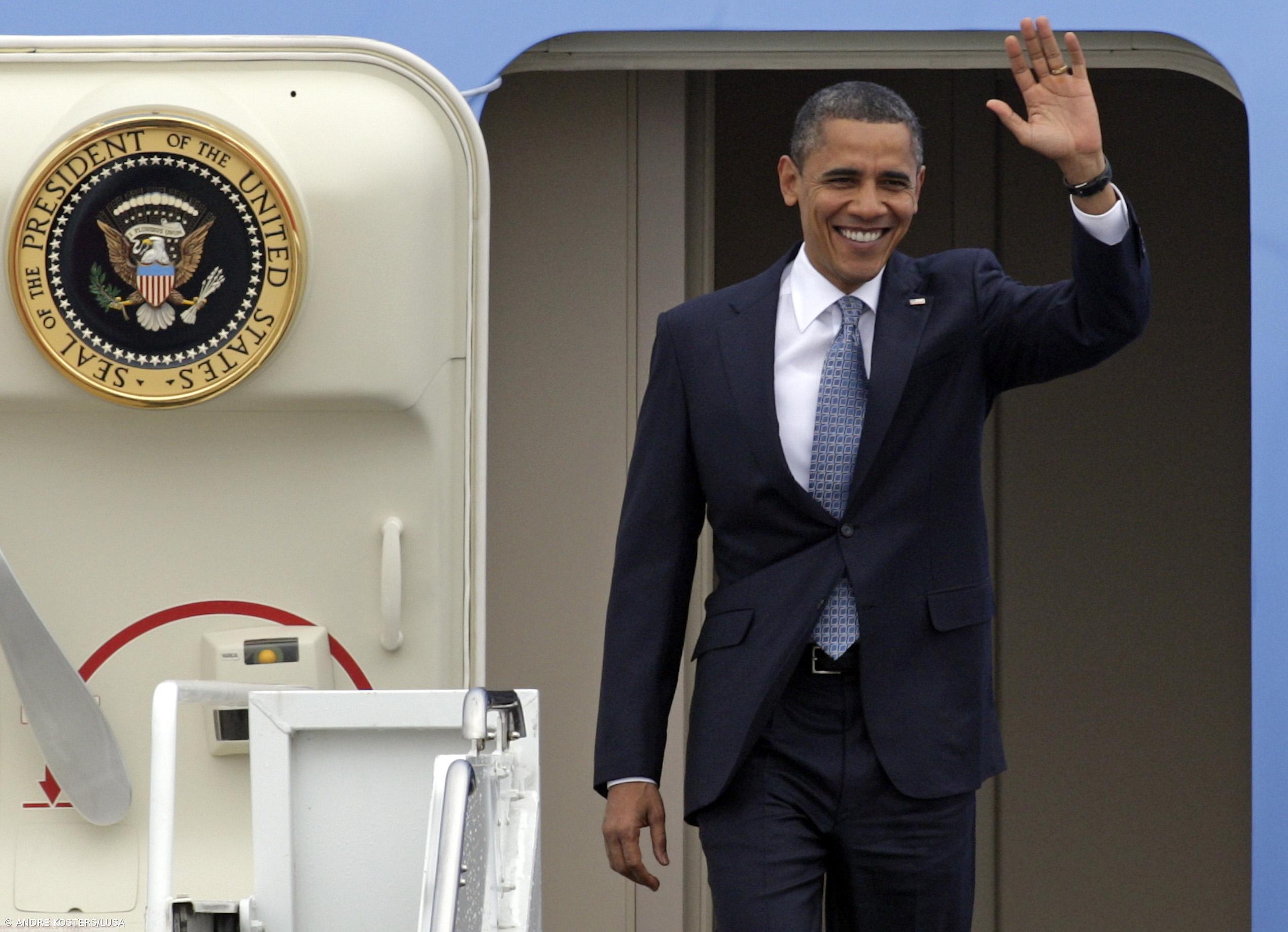 Barack Obama aterra em Lisboa – Imagem 1