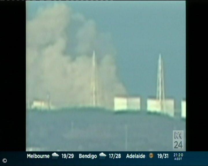 Fumo a sair dos reactores dois de Fukushima – Imagem 1