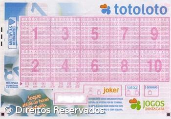 'Jackpot' de 11,2 milhões de euros no próximo concurso do Totoloto – Imagem 1