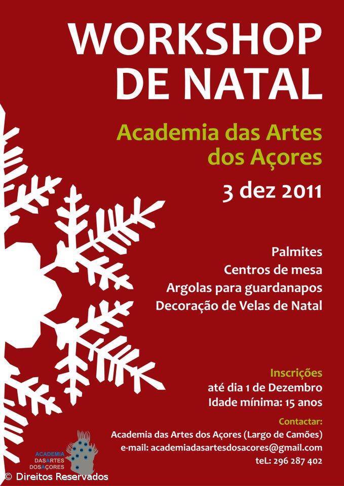 Workshop de Natal na Academia das Artes – Imagem 1