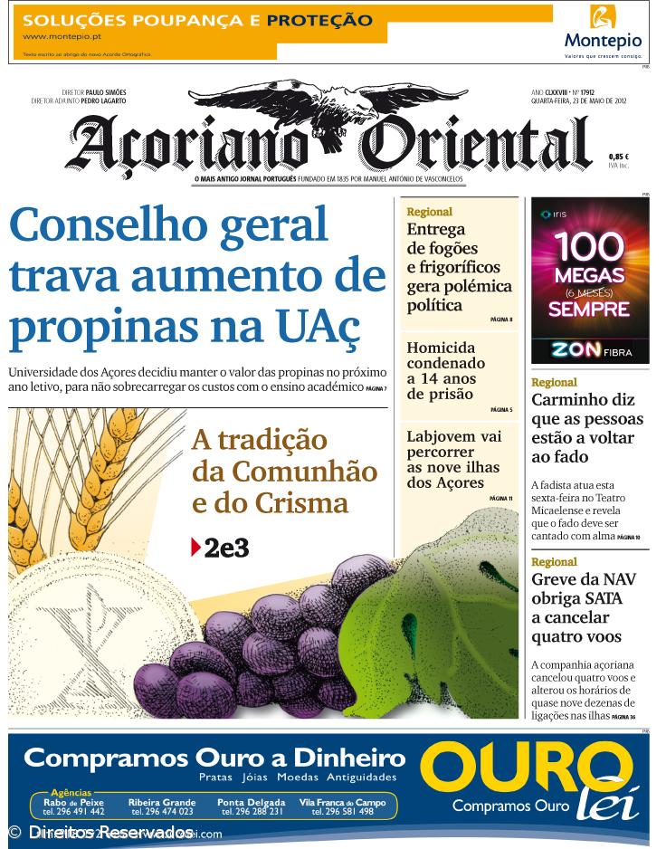 Conselho geral trava aumento de propinas na UAç – Imagem 1