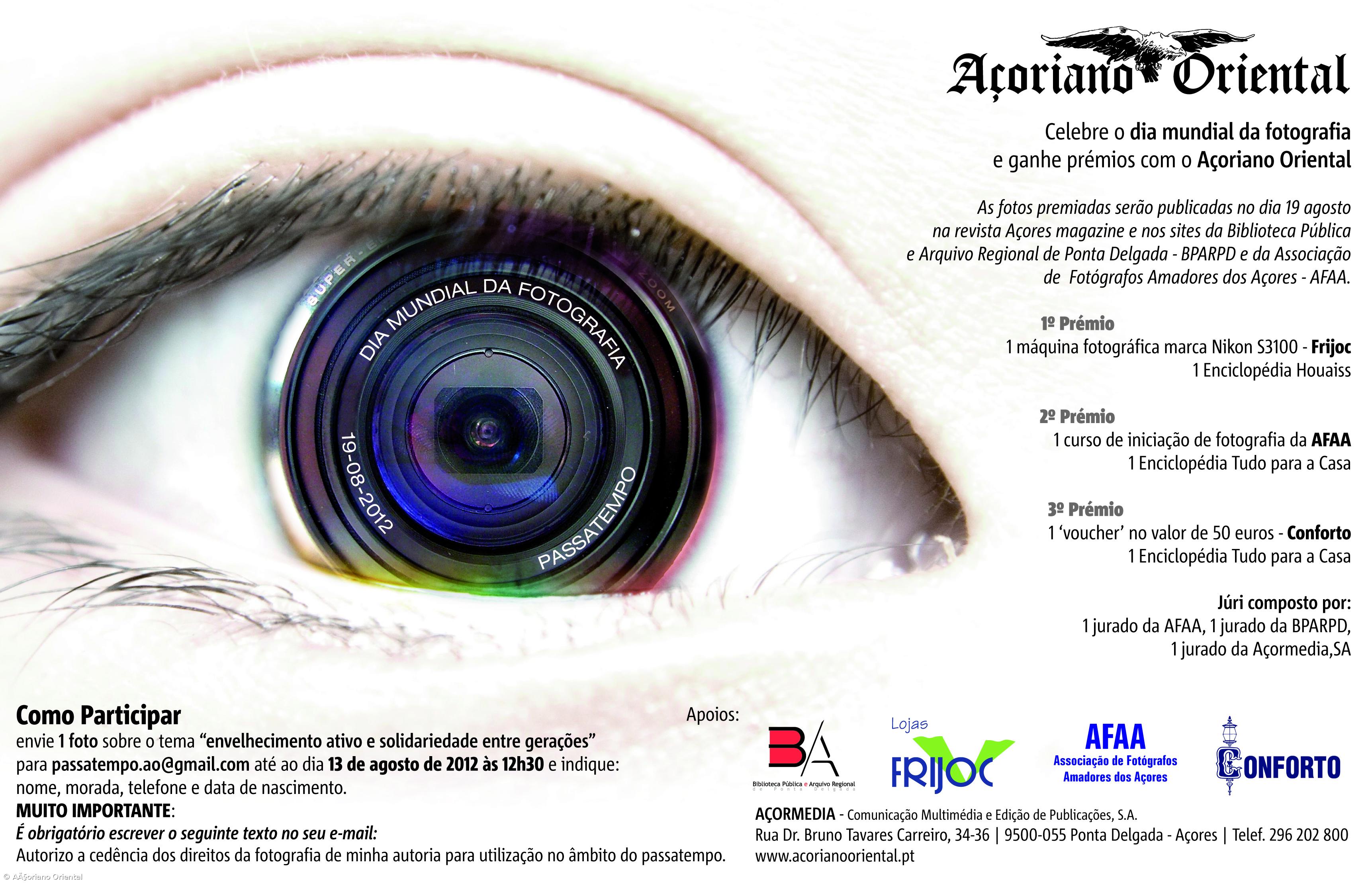 Passatempo Dia Mundial da Fotografia – Imagem 1