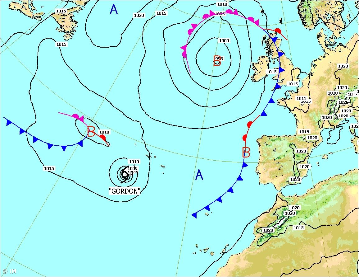 Gordon passa a furacão mas deverá chegar aos Açores como tempestade tropical – Imagem 1