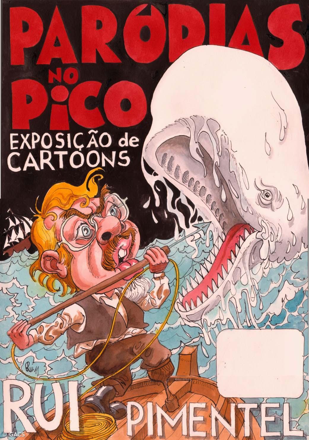 Exposição de cartoons de Rui Pimentel no Museu do Pico – Imagem 1