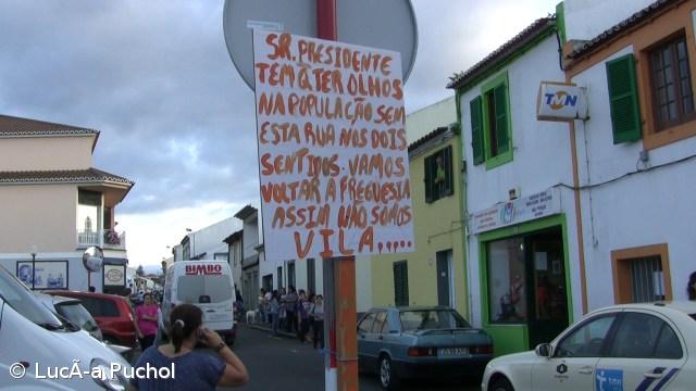 Protesto contra alteração no sentido de trânsito – Imagem 1