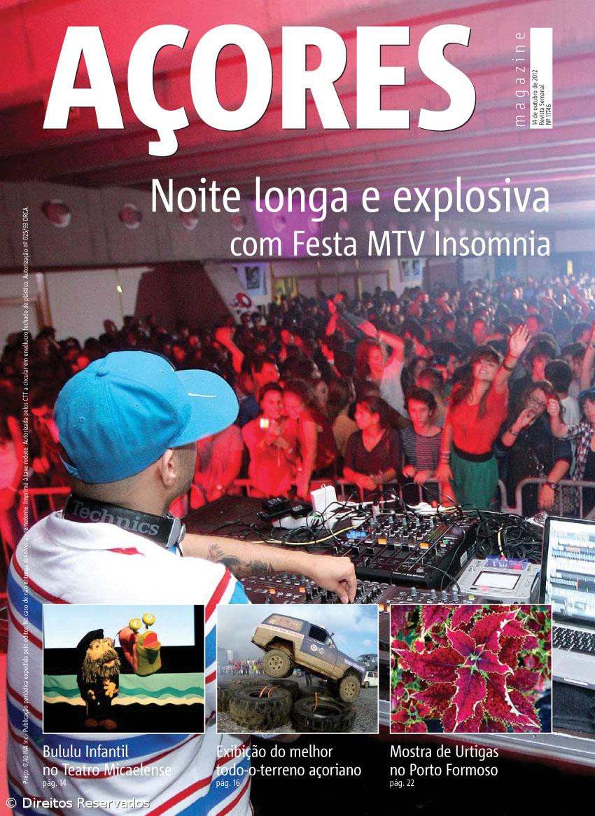 Festa MTV Insomnia em destaque na revista Açores – Imagem 1