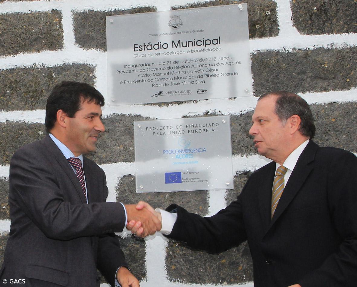 Carlos César inaugurou renovado Estádio Municipal da Ribeira Grande – Imagem 1