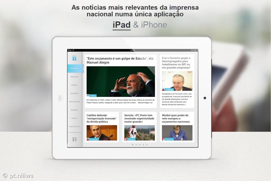 Aplicação Niiiws disponível para iPhone em sete países – Imagem 1