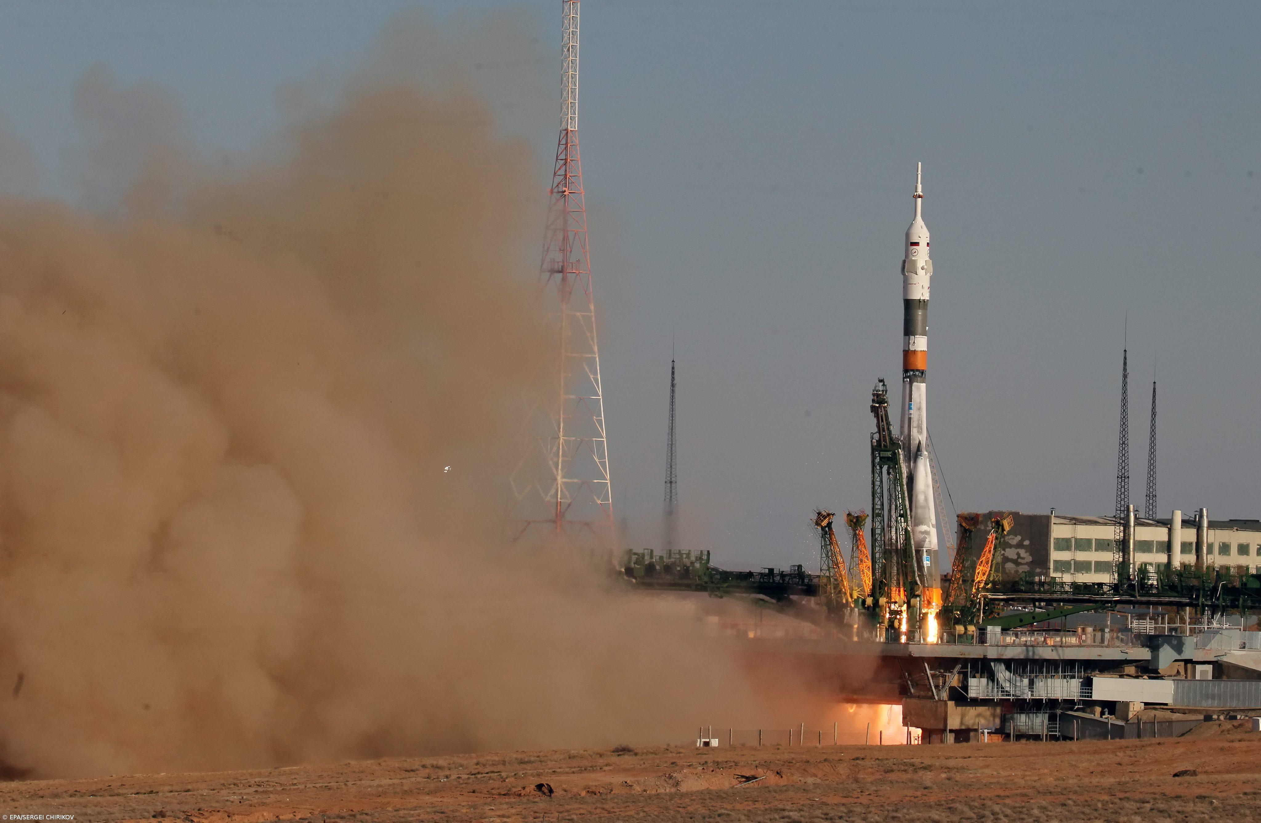 Nave russa lançada com sucesso rumo à Estação Internacional – Imagem 1