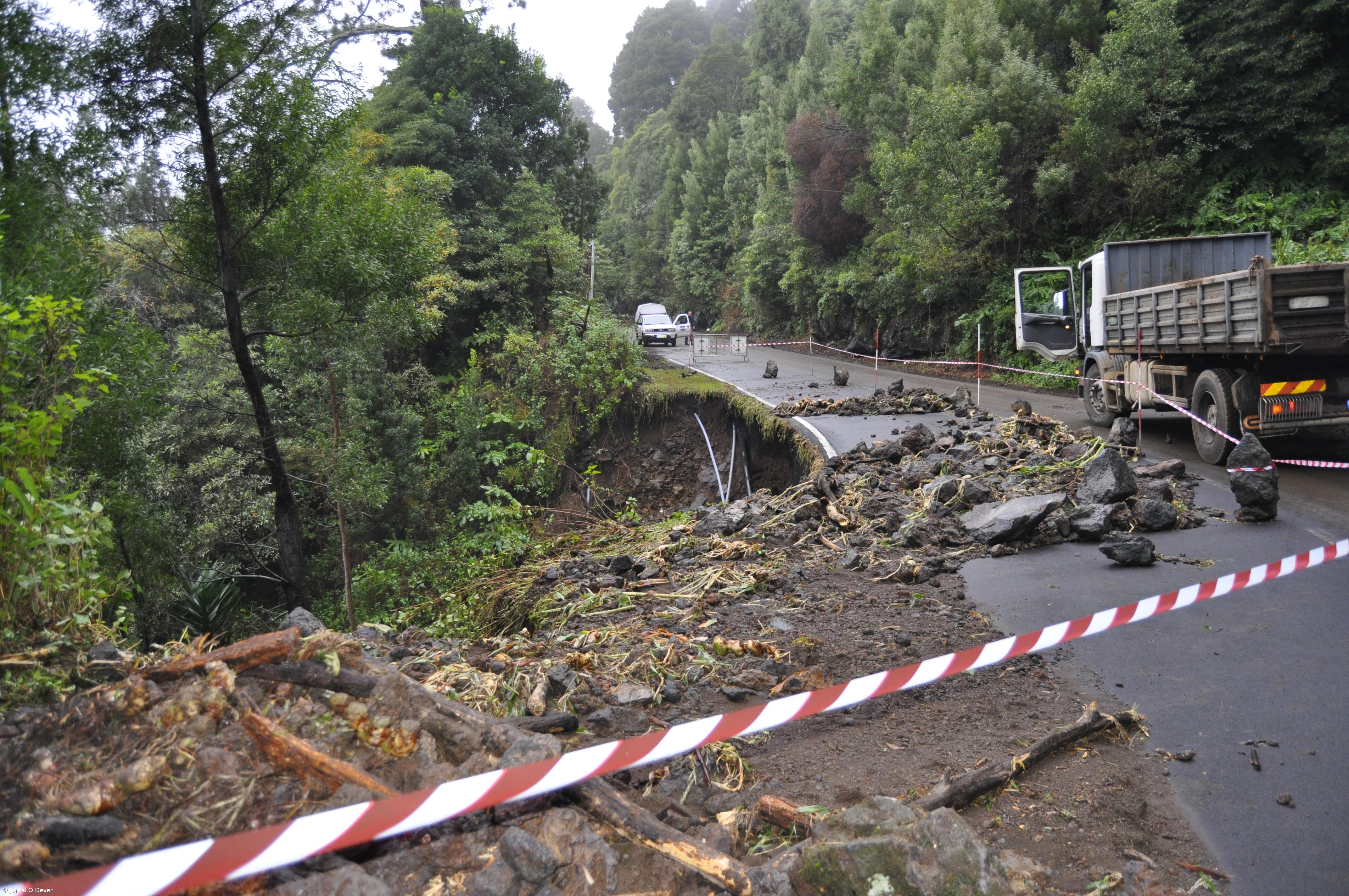Duas famílias desalojadas devido ao mau tempo  – Imagem 1