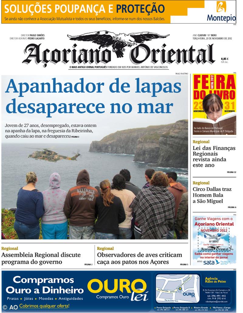 Apanhador de lapas desaparece no mar – Imagem 1