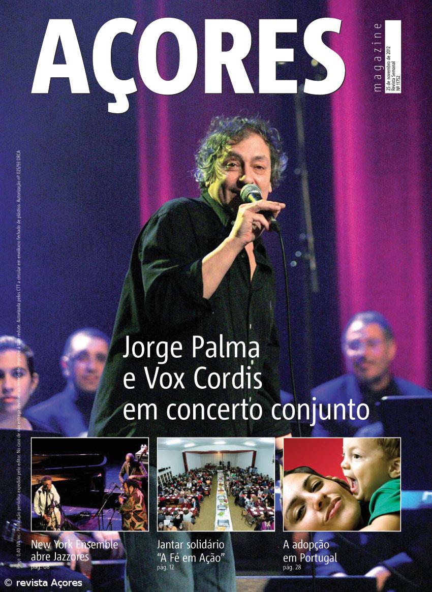 Jorge Palma com o Vox Cordis no Coliseu Micaelense – Imagem 1