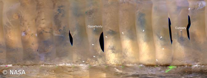 Tempestade de poeira em Marte causa sobreaquecimento da atmosfera do "planeta vermelho" – Imagem 1