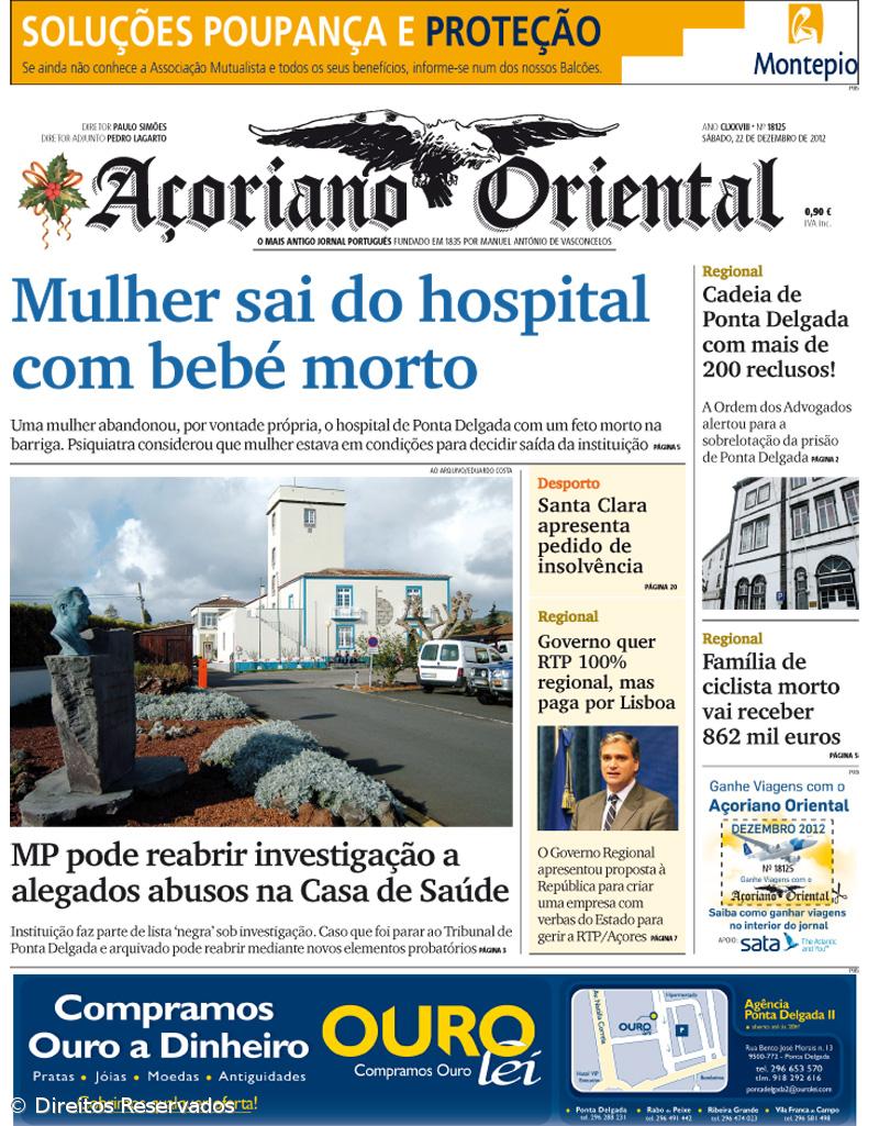 Mulher sai do hospital com bebé morto – Imagem 1