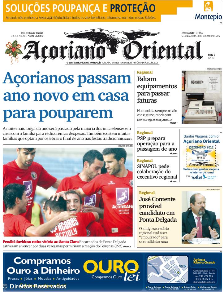 Açorianos passam ano novo em casa para pouparem – Imagem 1