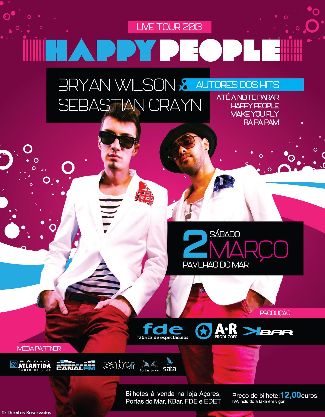 Bryan Wilson & Sebastian Crayn no Pavilhão do Mar – Imagem 1
