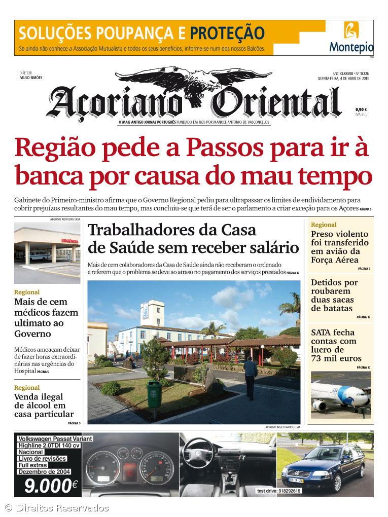 Região pede a Passos para ir à banca por causa do mau tempo – Imagem 1