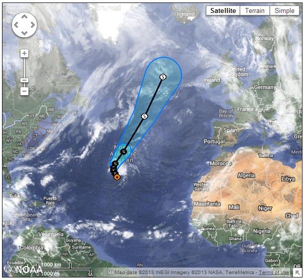 Tempestade poderá afetar os Açores	   – Imagem 1