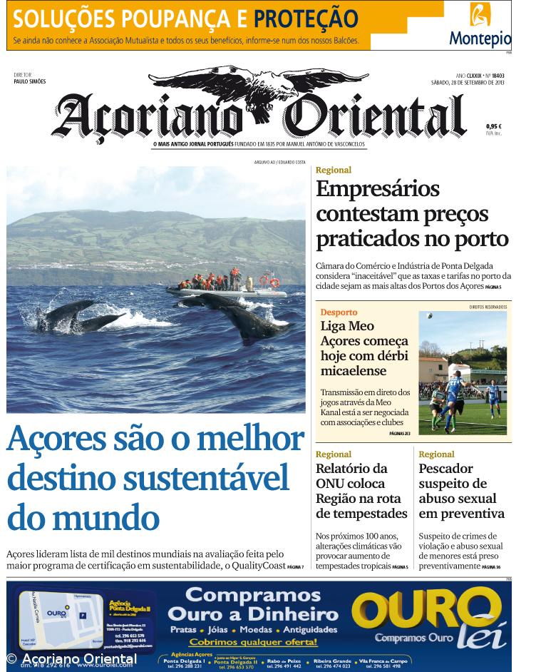 Açores são o melhor destino sustentável do mundo – Imagem 1