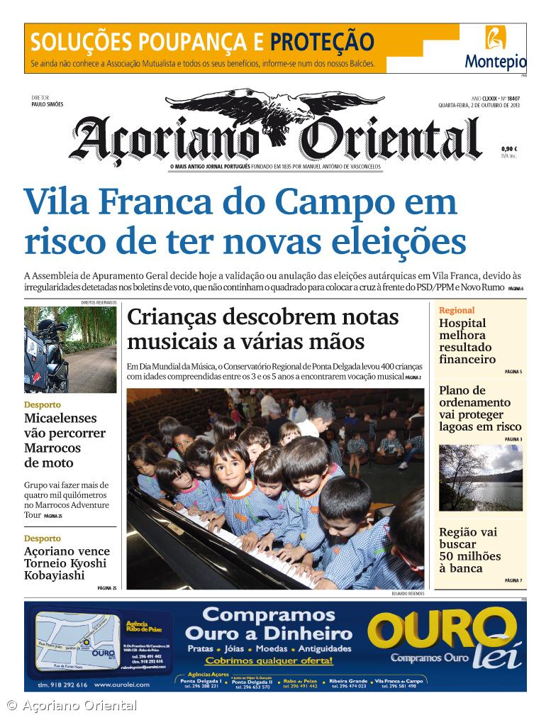 Vila Franca do Campo em risco de ter novas eleições – Imagem 1