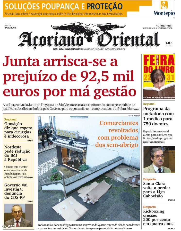 Junta arrisca-se a prejuízo de 92,5 mil euros por má gestão – Imagem 1