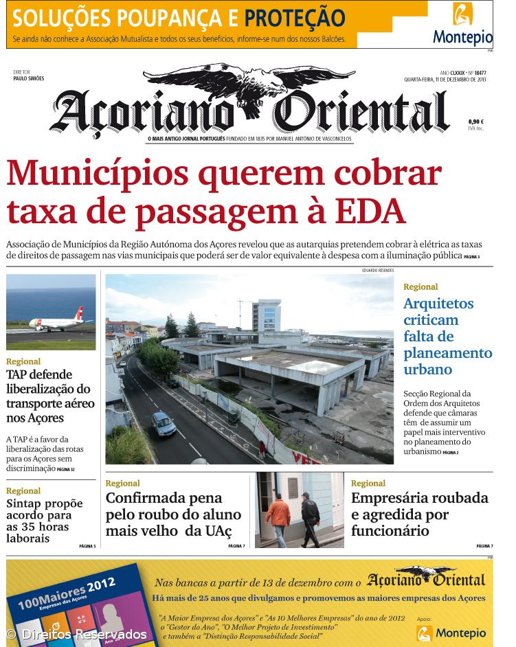Municípios querem cobrar  taxa de passagem à EDA – Imagem 1