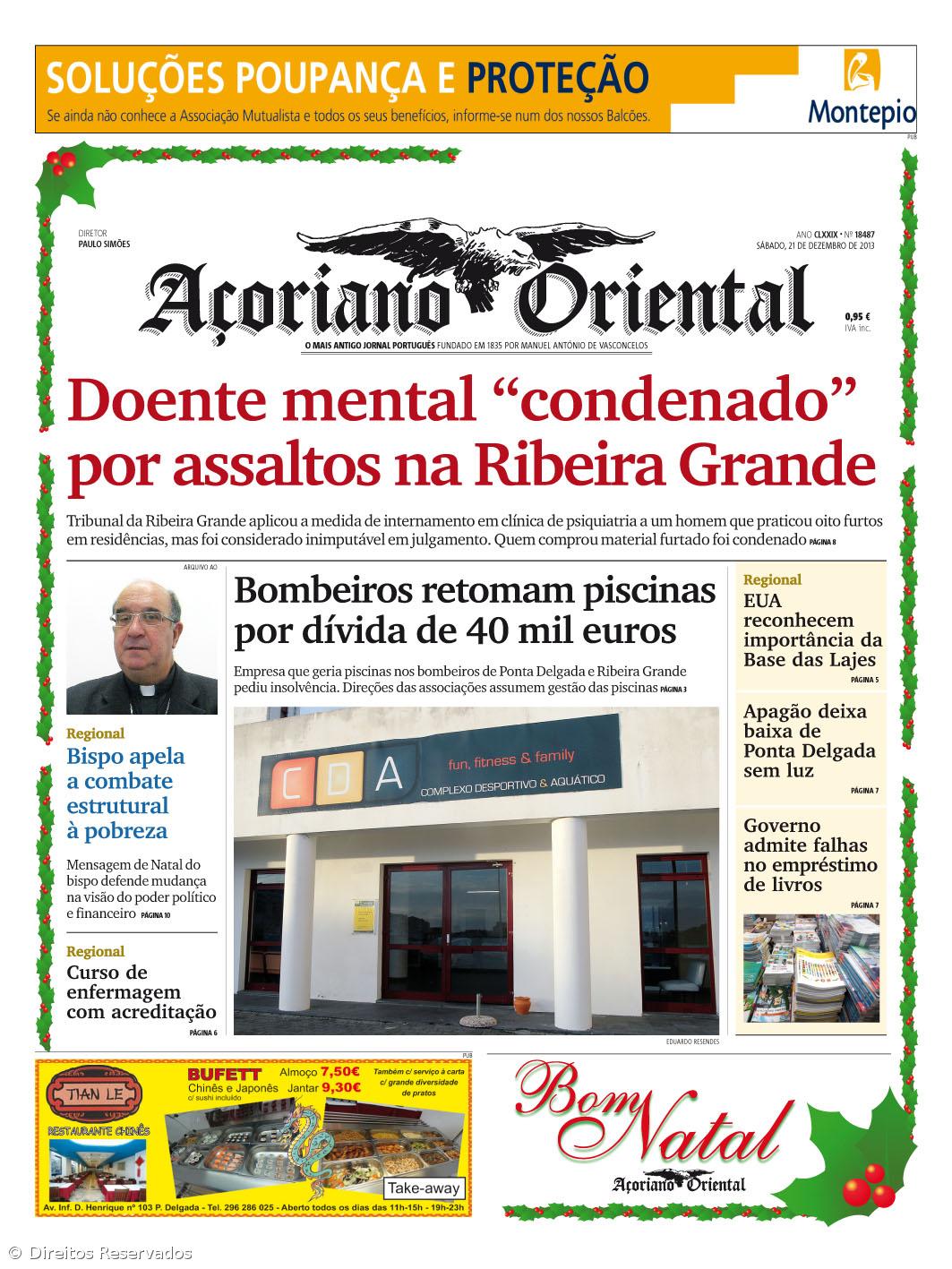 Doente mental "condenado" por assaltos na Ribeira Grande – Imagem 1