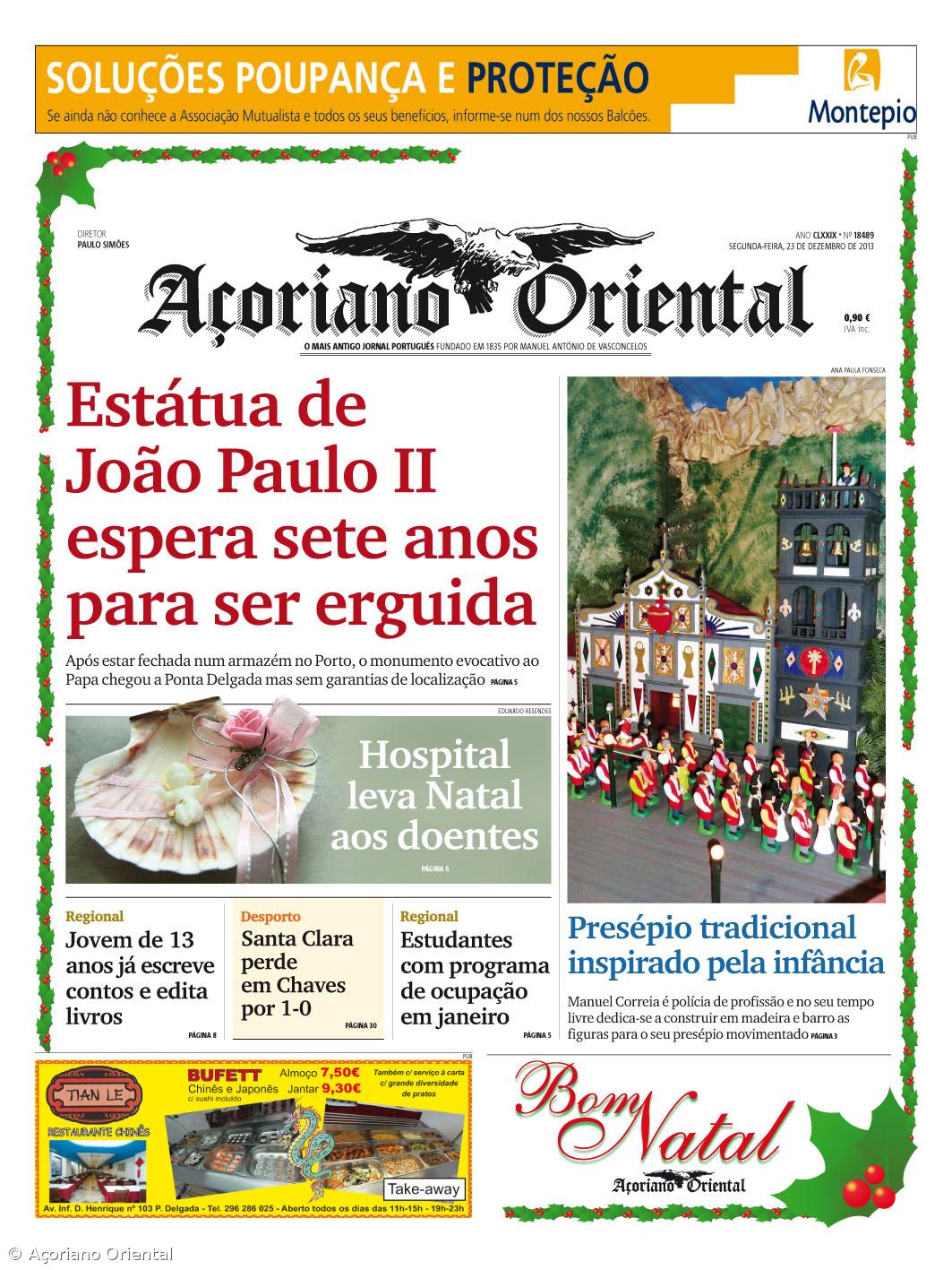 Estátua de João Paulo II espera sete anos para ser erguida – Imagem 1