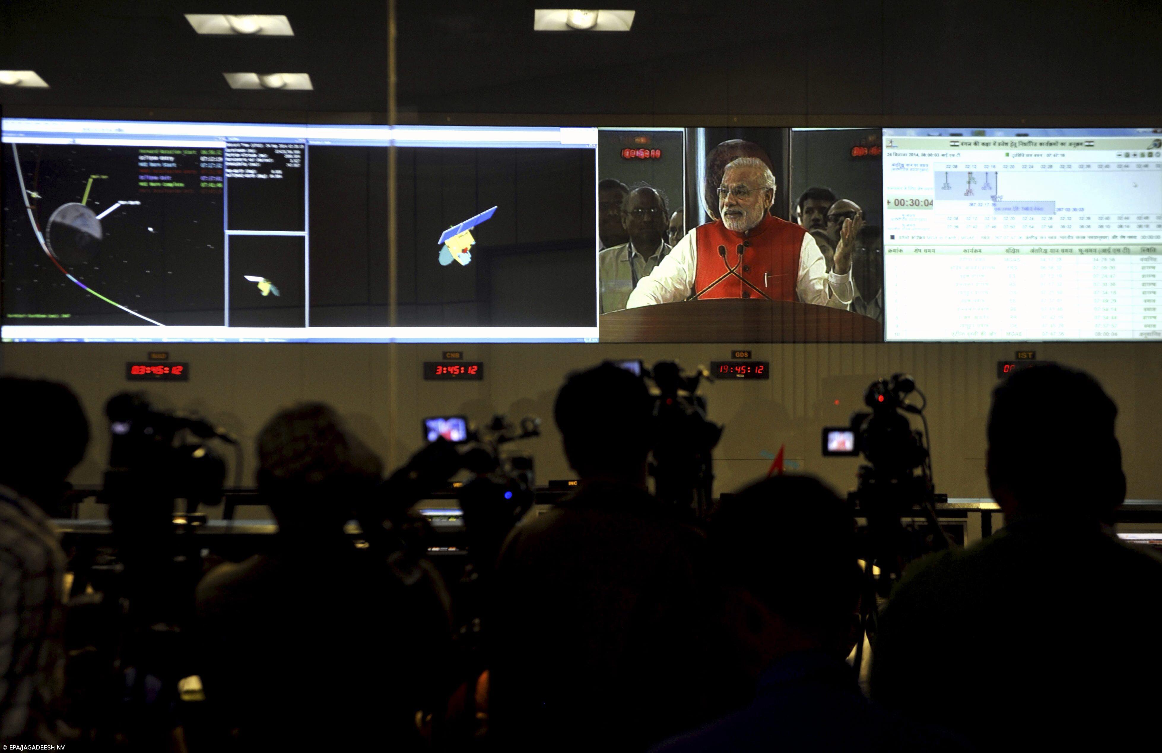 Sonda indiana entra com sucesso na órbita de Marte – Imagem 1