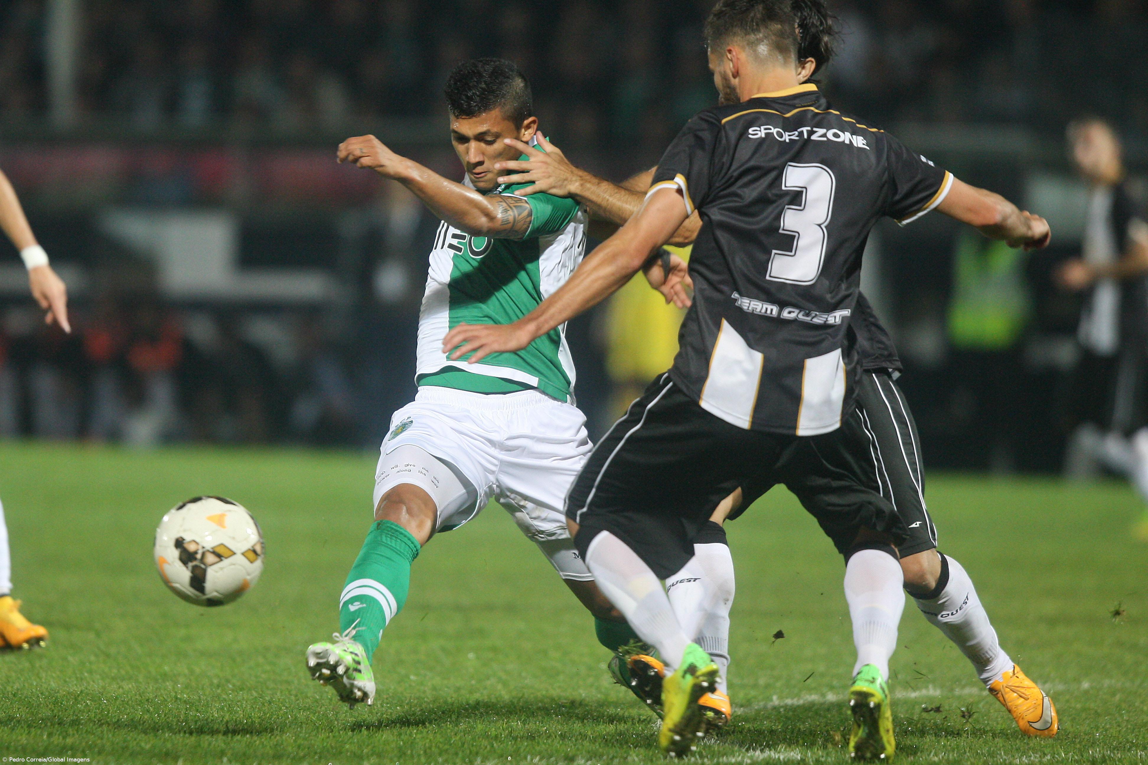 Sporting goleia Sporting de Espinho e apura-se para "oitavos" da Taça de Portugal (vídeos) – Imagem 1