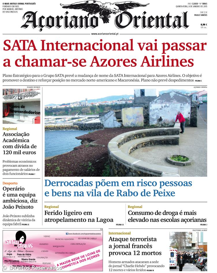 SATA Internacional vai passar a chamar-se Azores Airlines – Imagem 1