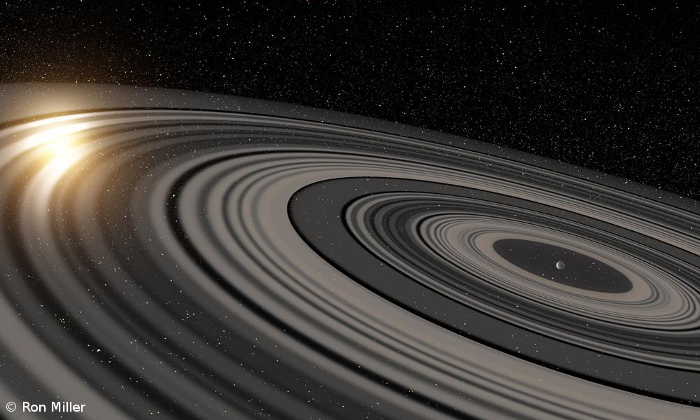 Descoberta rede gigante de anéis em torno de planeta exterior ao sistema solar – Imagem 1