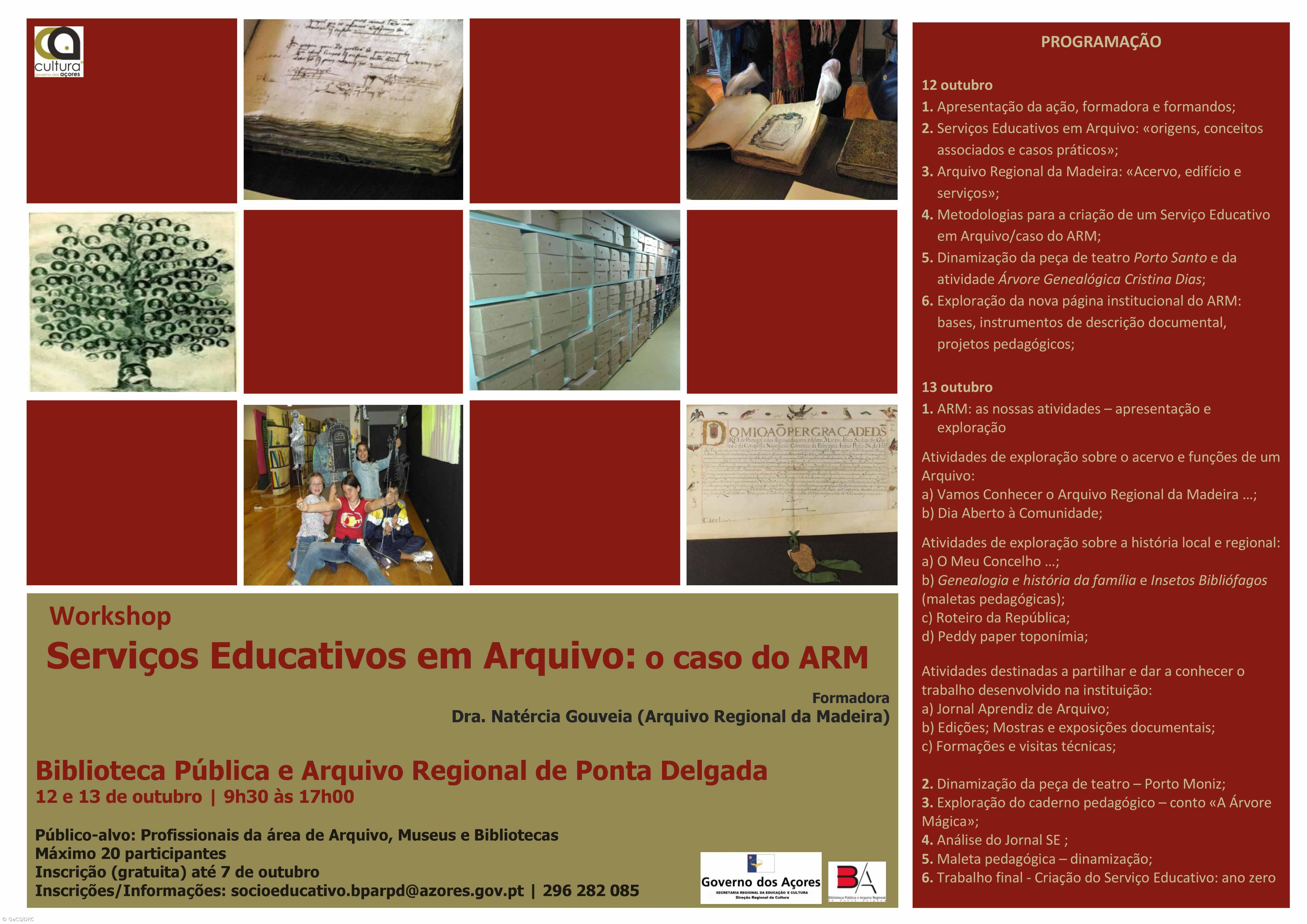 Biblioteca de Ponta Delgada promove oficina sobre "Arquivos e Atividade Educativa" – Imagem 1