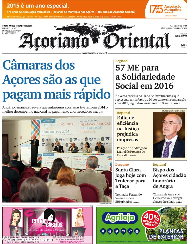 Câmaras dos Açores são as que pagam mais rápido – Imagem 1