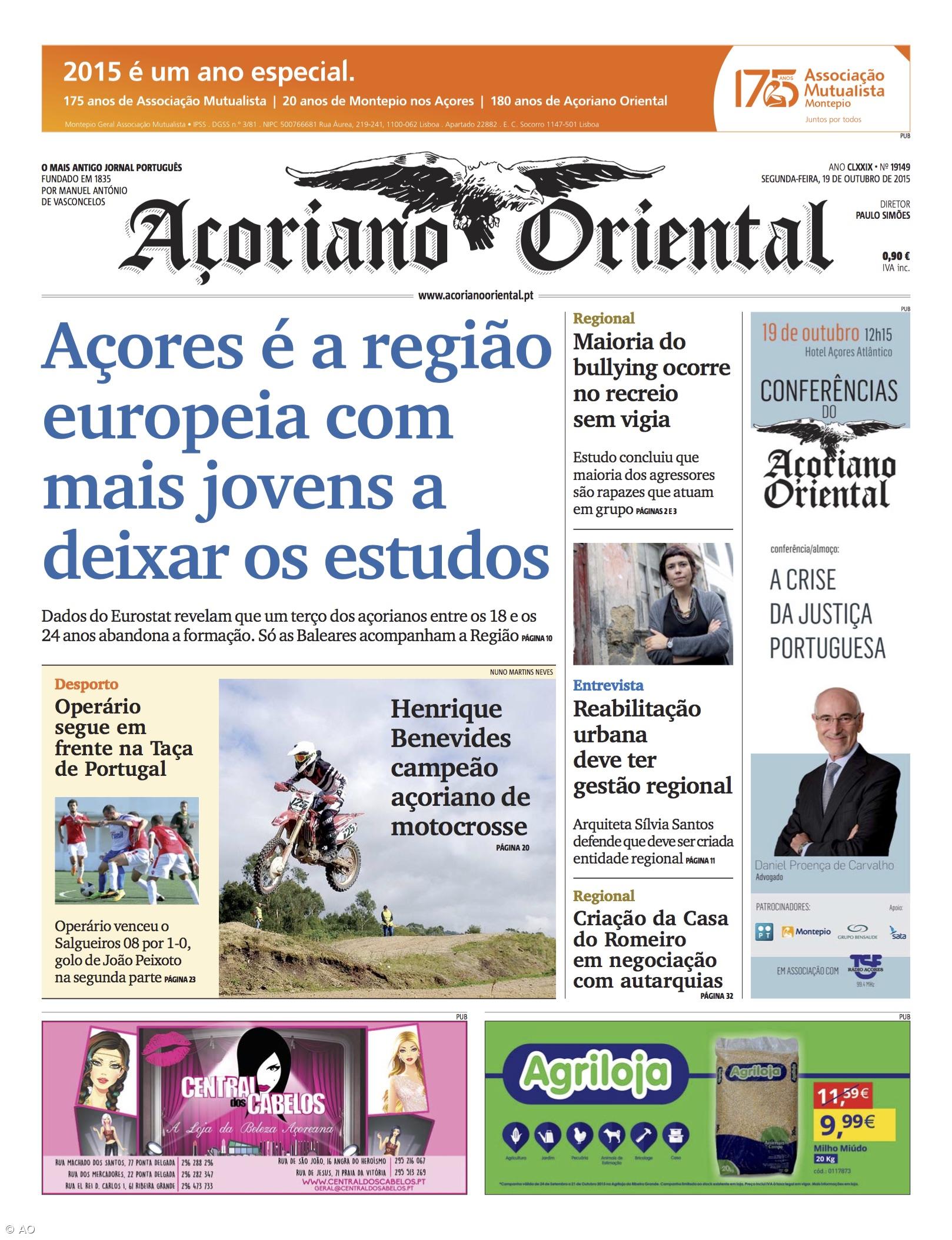 Açores é a região europeia com mais jovens a deixar os estudos – Imagem 1