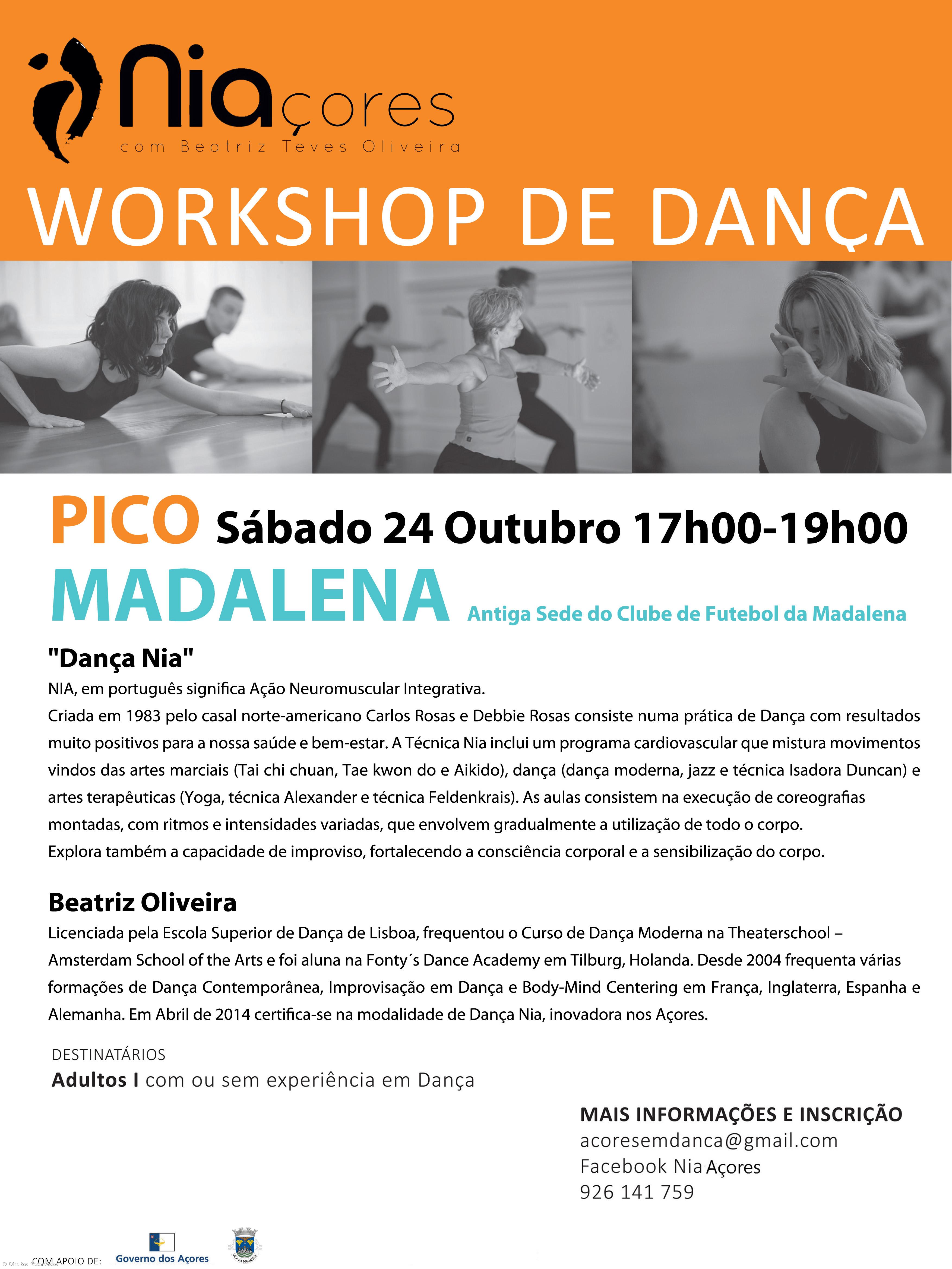 Workshop de Dança Nia na Madalena – Imagem 1