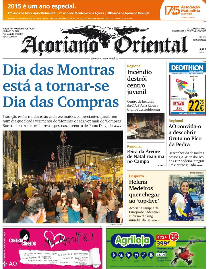 "Dia das Montras está a tornar-se Dia das Compras" é a manchete do Açoriano Oriental – Imagem 1