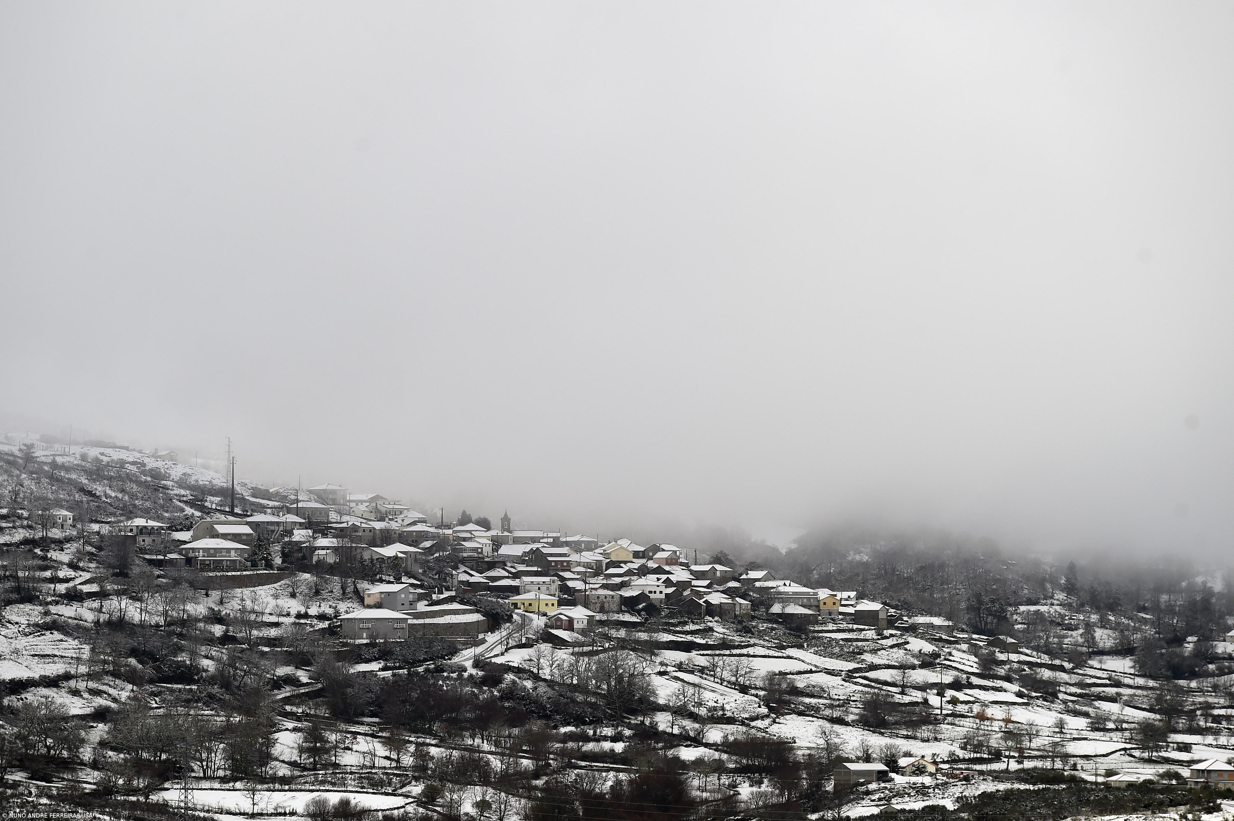 IPMA coloca 10 distritos do Norte e Centro sob aviso amarelo devido à neve – Imagem 1
