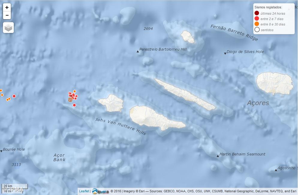 Registados 2515 sismos nos Açores em 2016 – Imagem 1