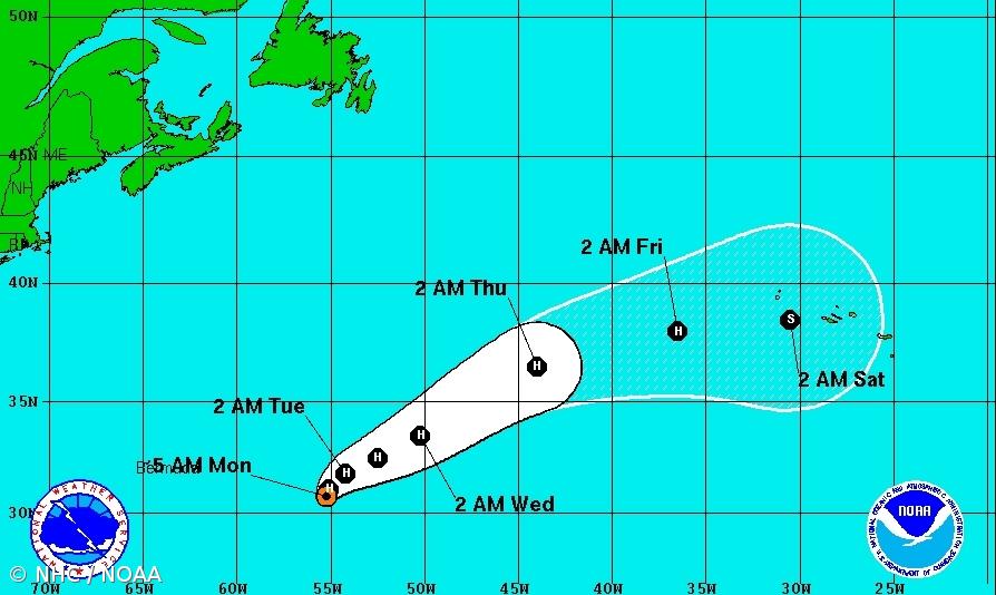 Furacão Gaston deverá passar pelos Açores como tempestade no sábado – Imagem 1
