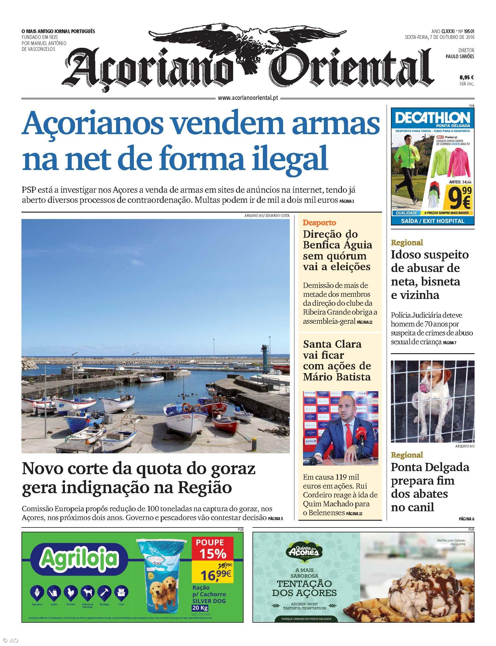 Açorianos vendem armas na net de forma ilegal – Imagem 1