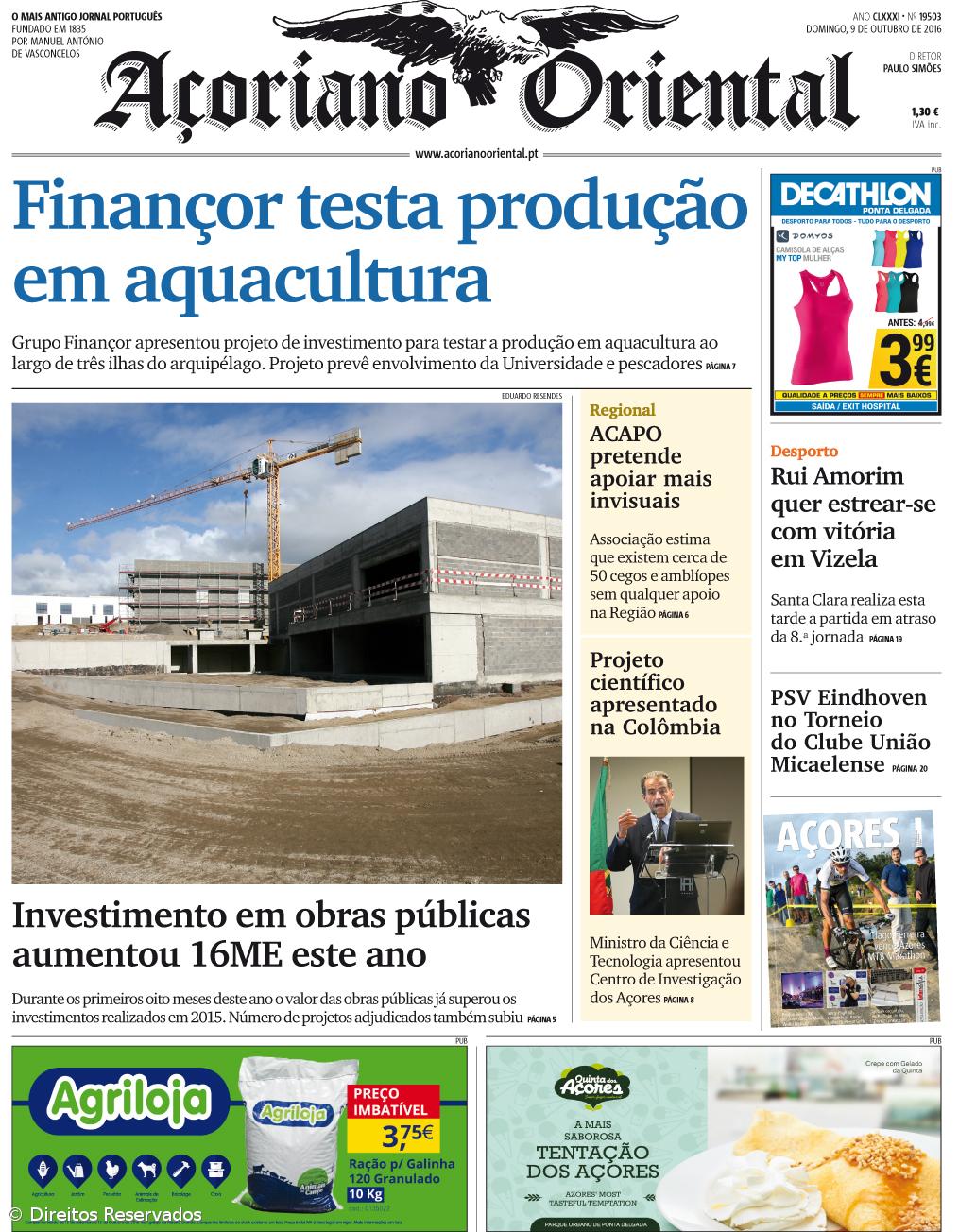 Finançor testa produção em aquacultura – Imagem 1