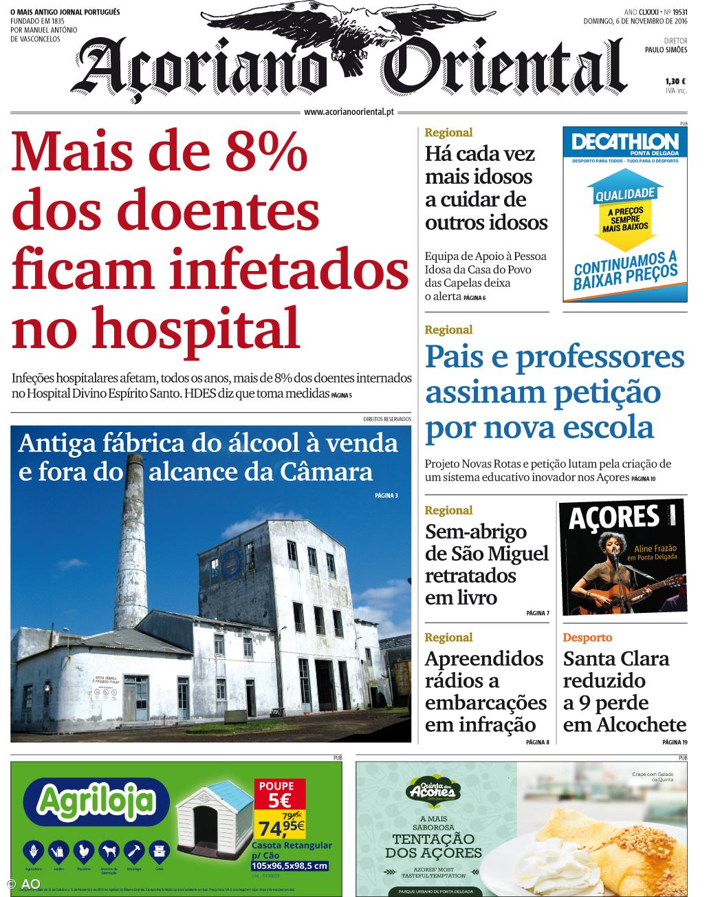 Mais de 8% dos doentes ficam infetados no hospital – Imagem 1