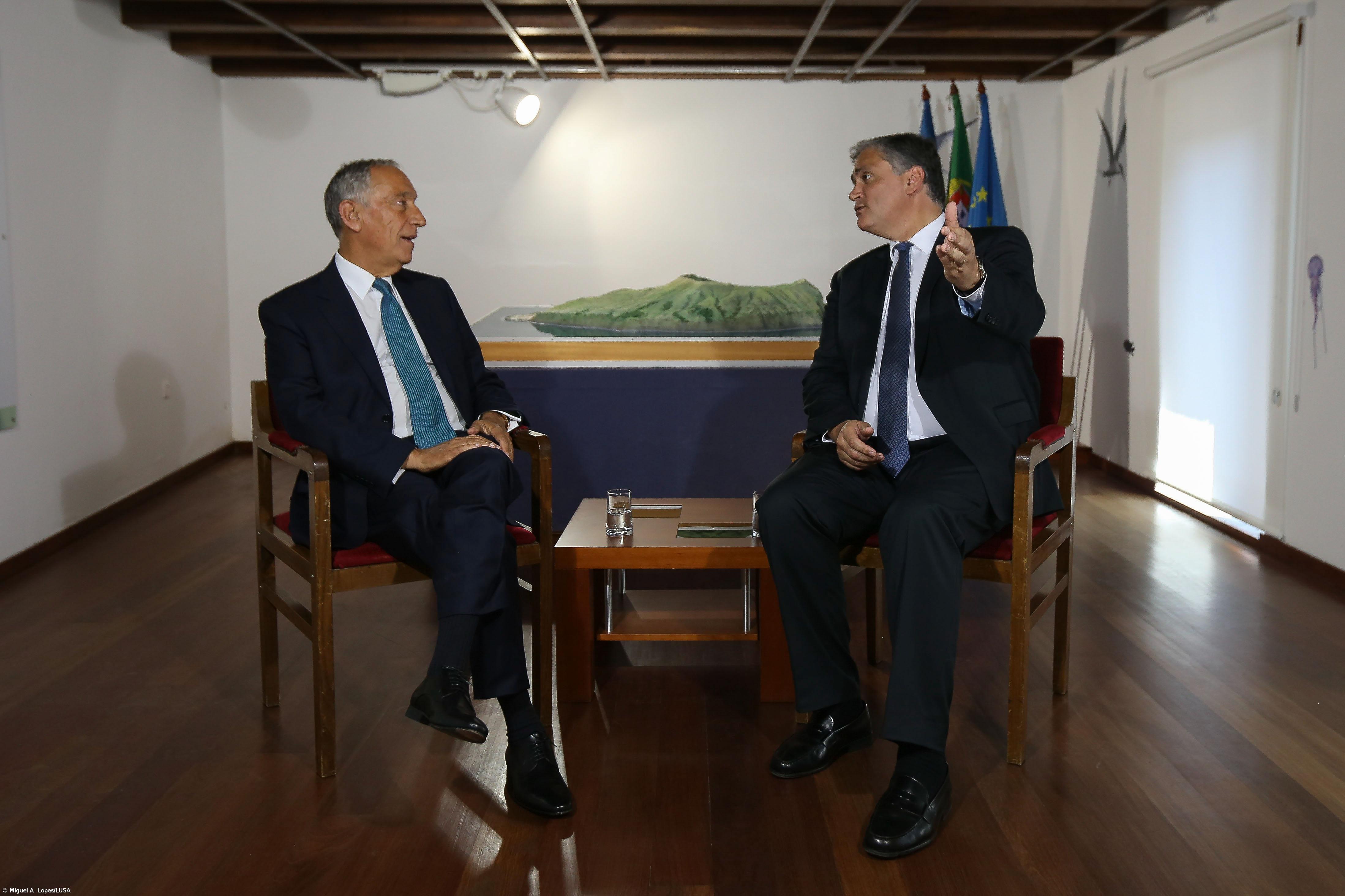 Vasco Cordeiro faz fotografia da região a Marcelo com Lajes e autonomia incluídas – Imagem 1