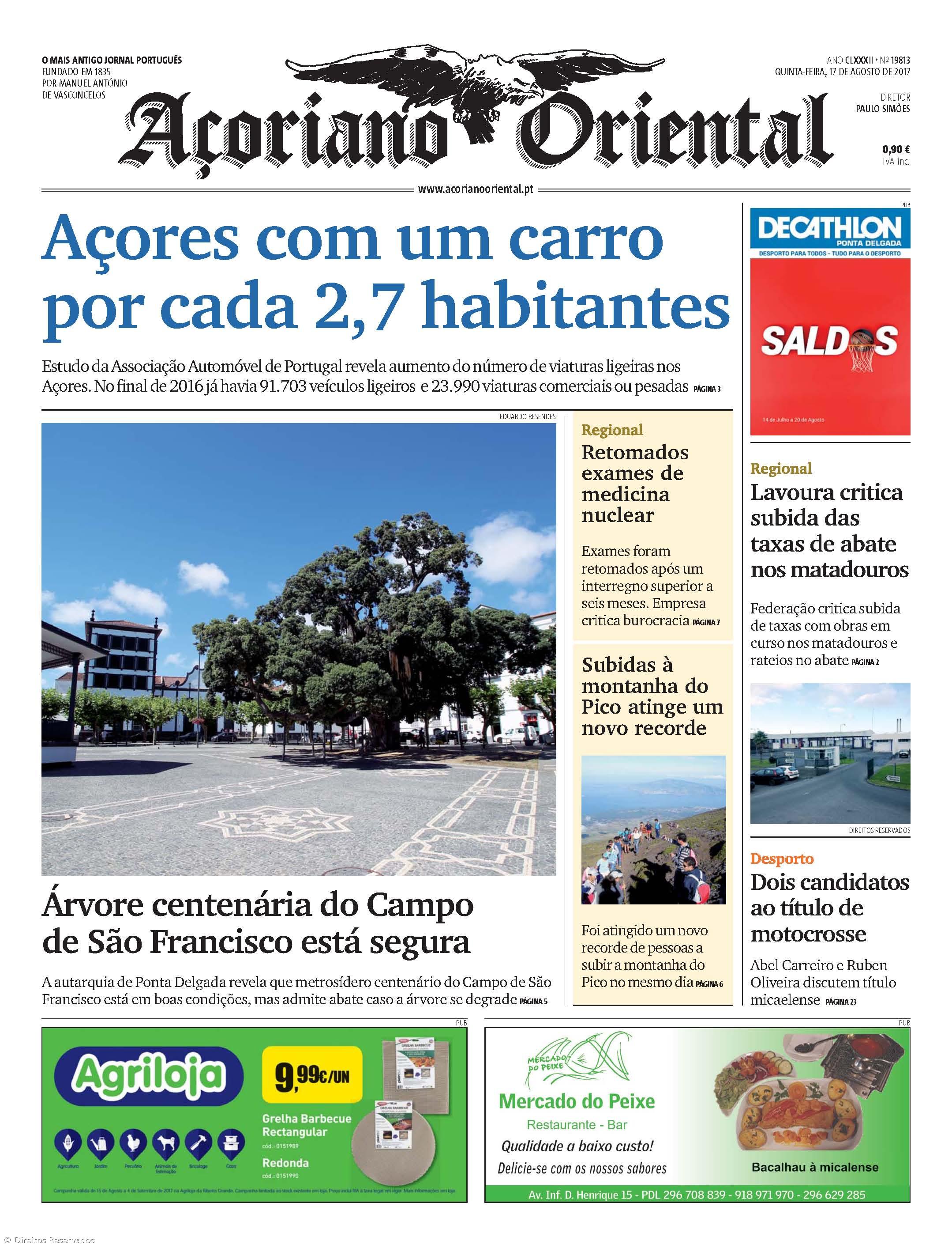 Açores com um carro por cada 2,7 habitantes – Imagem 1