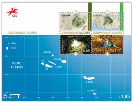 CTT apresentam selos do Geoparque Açores – Imagem 1